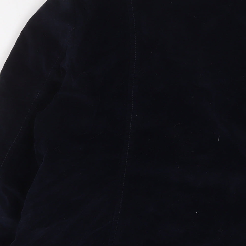 Per Una Womens Blue Jacket Size 18 Button