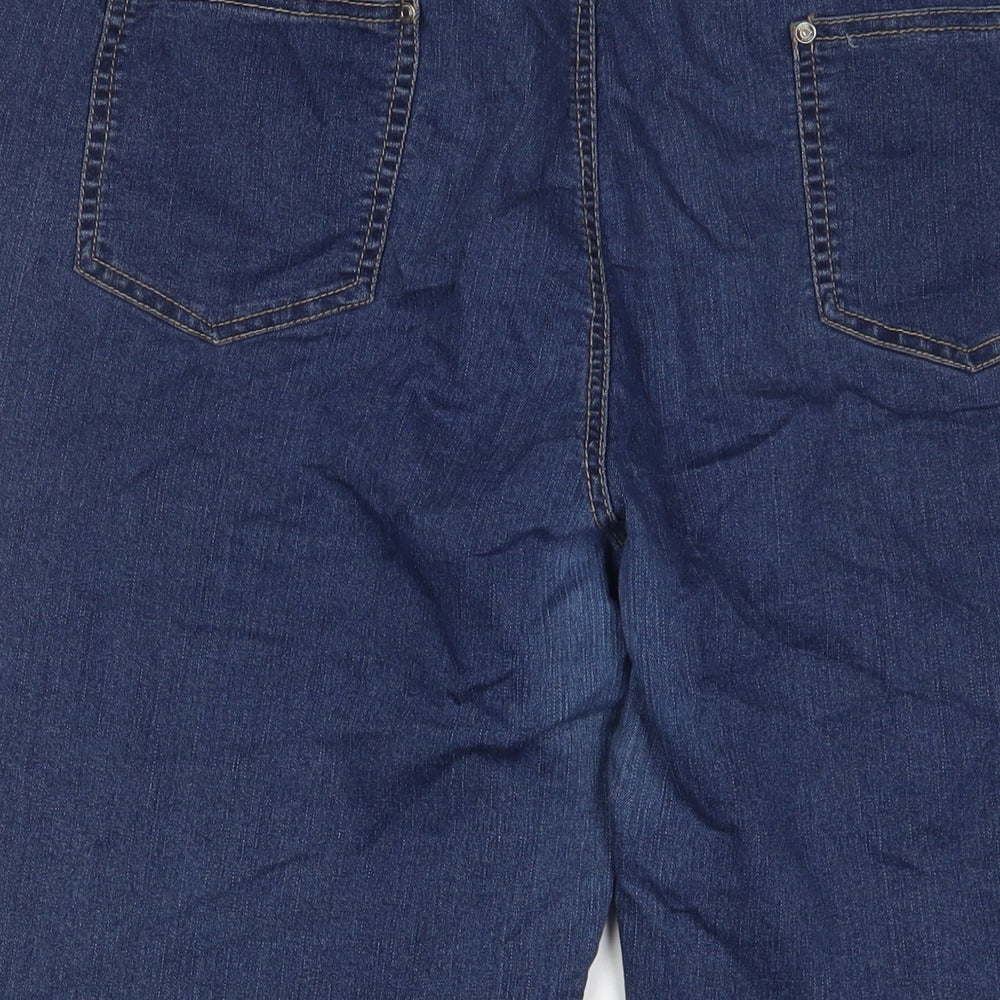 Maine Womens Blue Cotton Cropped Jeans Size 22 L21 in Regular