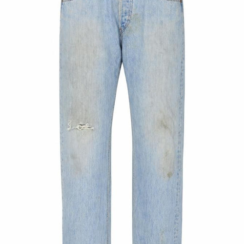 Levi's Mens Blue Cotton Straight Jeans Size 32 in L30 in Regular Zip