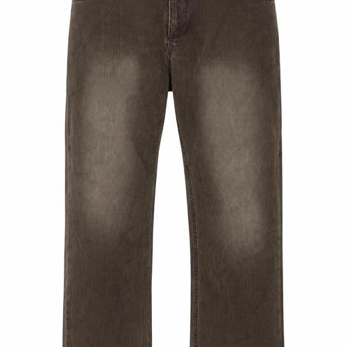 NEXT Mens Brown Cotton Trousers Size 26 in L30 in Regular Zip - Short Leg