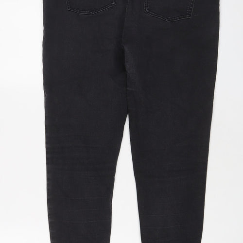 Marks and Spencer Womens Grey Cotton Jegging Jeans Size 16 L29 in Regular