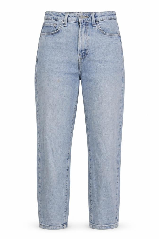 Stradivarius Womens Blue Cotton Straight Jeans Size 10 L26 in Regular Zip