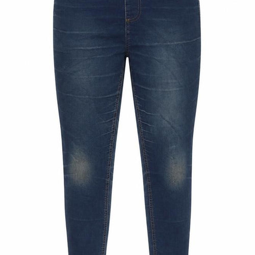 Marks and Spencer Womens Blue Cotton Jegging Jeans Size 12 L31 in Regular