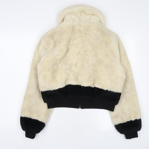 Pull&Bear Womens Beige Jacket Size S Zip
