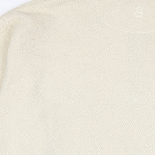 GEAR FOR SPORTS Womens Beige Polyester Pullover Sweatshirt Size L Button