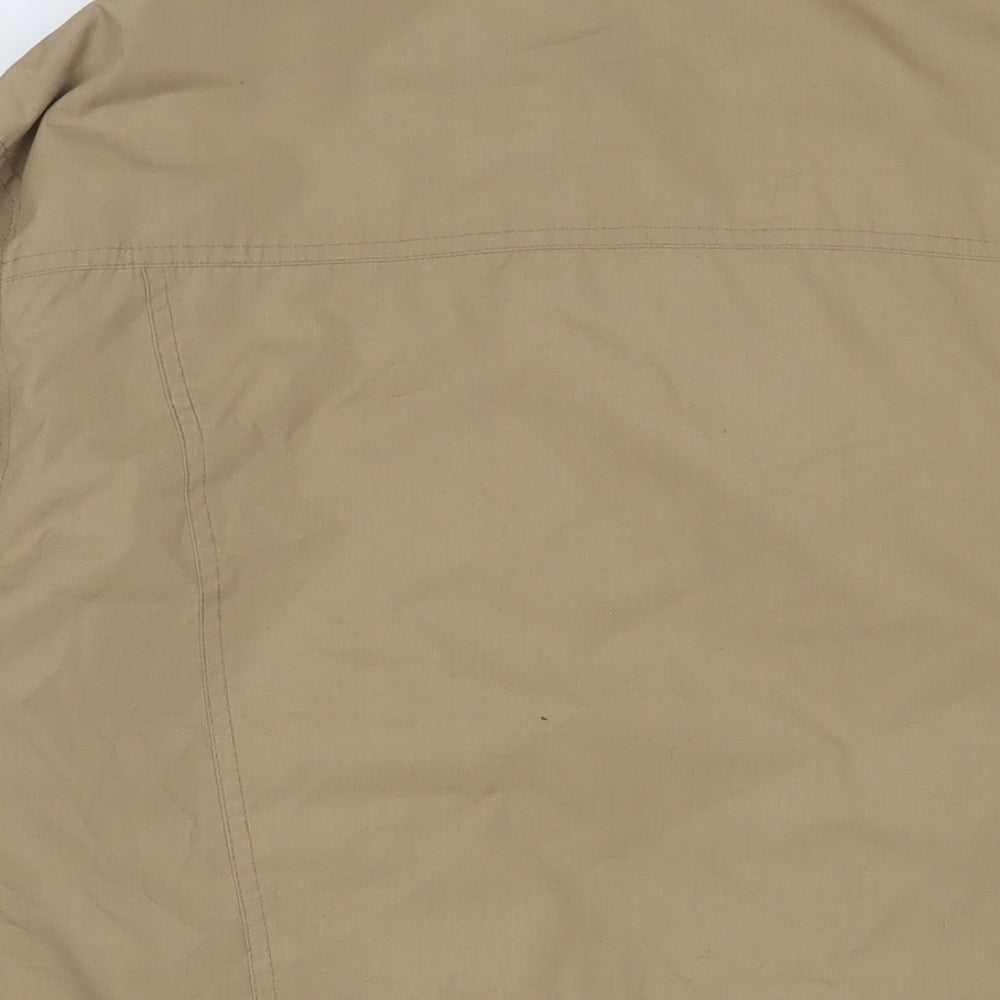 Dannimac Mens Beige Jacket Coat Size L Zip