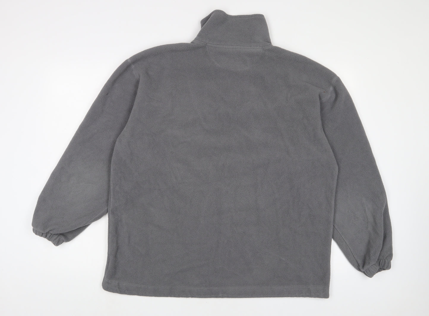 Soks Mens Grey Polyester Pullover Sweatshirt Size L