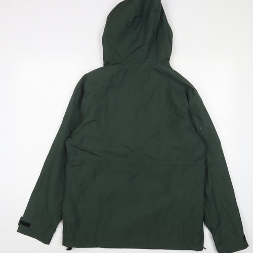 H&M Mens Green Windbreaker Jacket Size S Zip