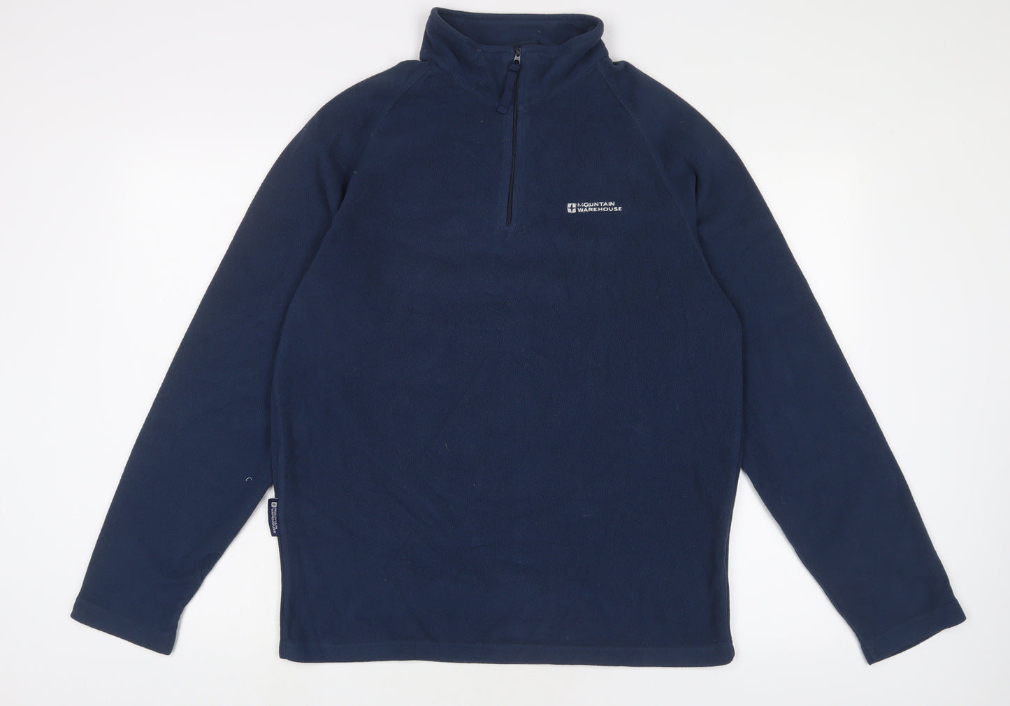 Mountain Warehouse Mens Blue Polyester Pullover Sweatshirt Size M