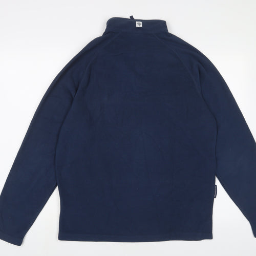 Mountain Warehouse Mens Blue Polyester Pullover Sweatshirt Size M