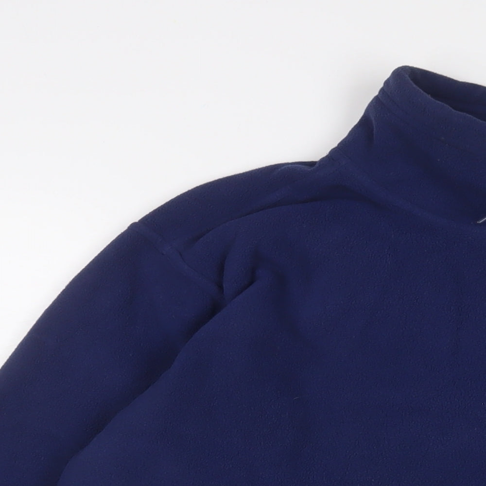 adidas Womens Blue Polyester Pullover Sweatshirt Size 16 Pullover