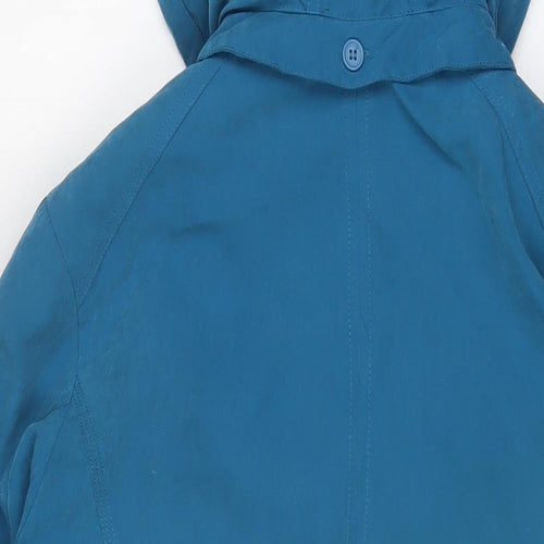 JBC Collection Womens Blue Jacket Coat Size 16 Zip