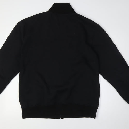 Murk Sports Mens Black Cotton Full Zip Sweatshirt Size XL