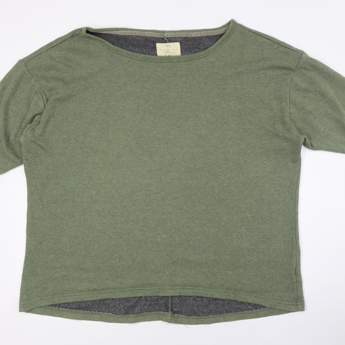 NEXT Womens Green Polyester Pullover Sweatshirt Size L