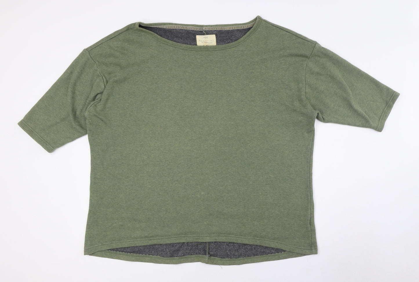 NEXT Womens Green Polyester Pullover Sweatshirt Size L