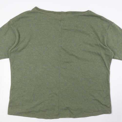 NEXT Womens Green Polyester Pullover Sweatshirt Size L