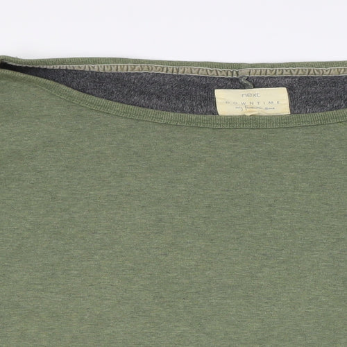 NEXT Womens Green Polyester Pullover Sweatshirt Size L