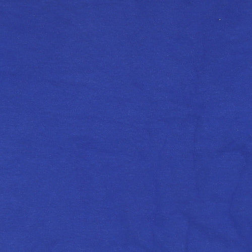 PRETTYLITTLETHING Womens Blue Cotton Pullover Sweatshirt Size S