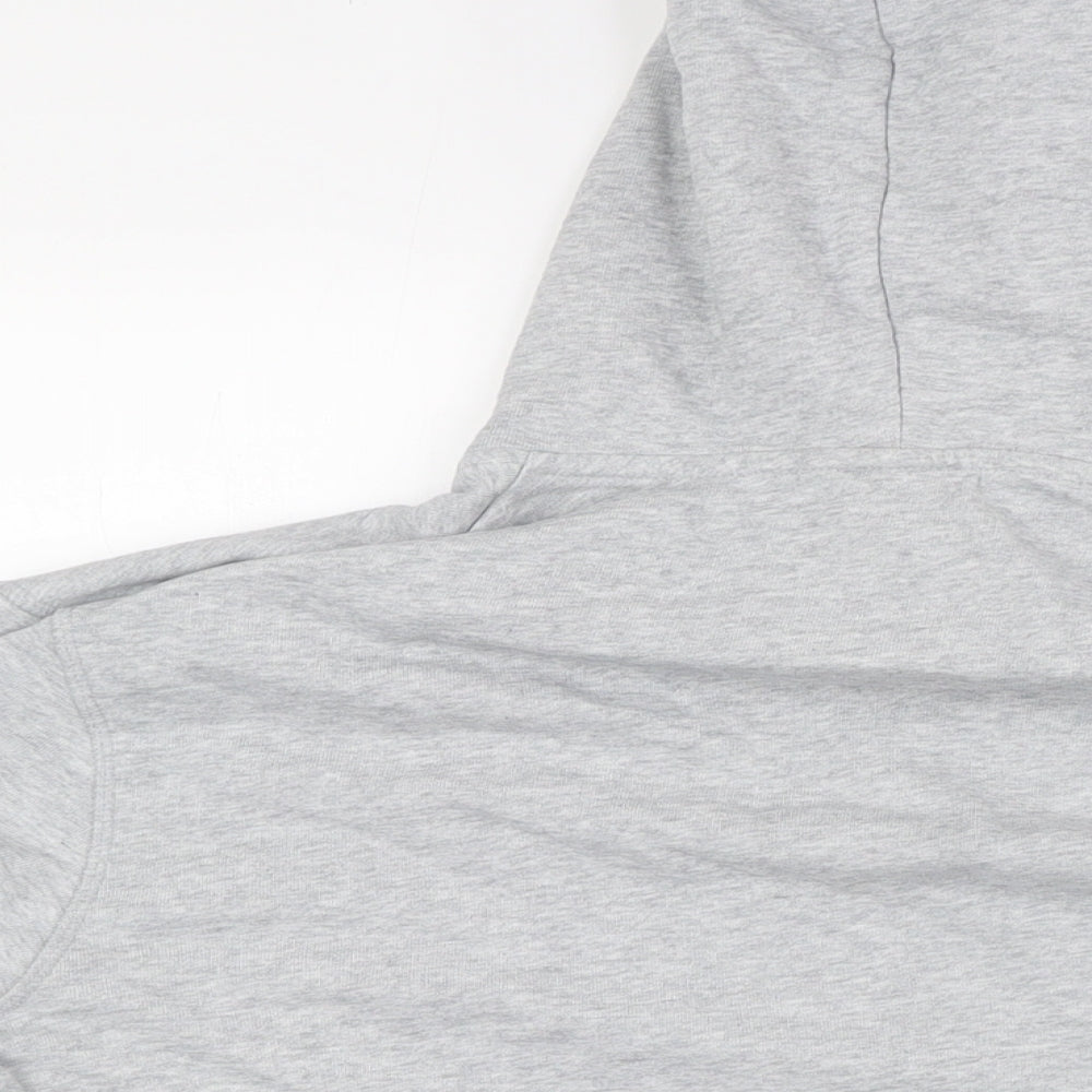 ASKET Mens Grey Cotton Pullover Hoodie Size L