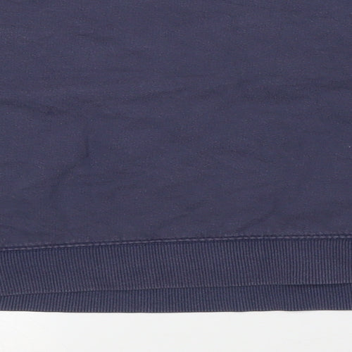 New Look Womens Blue Cotton Pullover Sweatshirt Size S - San Diego