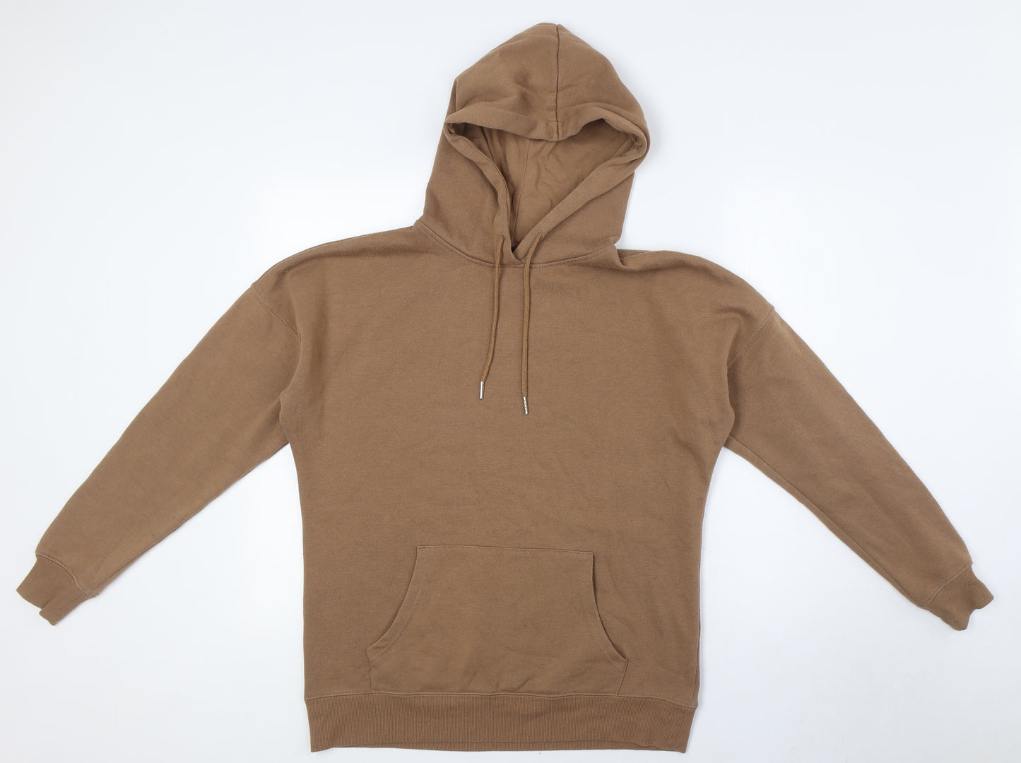 New Look Womens Brown Polyester Pullover Hoodie Size S