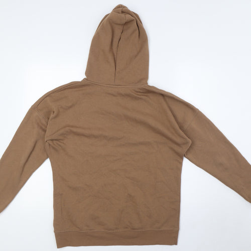 New Look Womens Brown Polyester Pullover Hoodie Size S