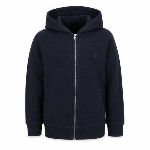 NEXT Boys Blue Cotton Full Zip Hoodie Size 9 Years Zip