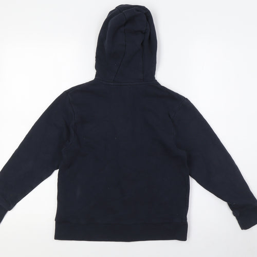 NEXT Boys Blue Cotton Full Zip Hoodie Size 9 Years Zip
