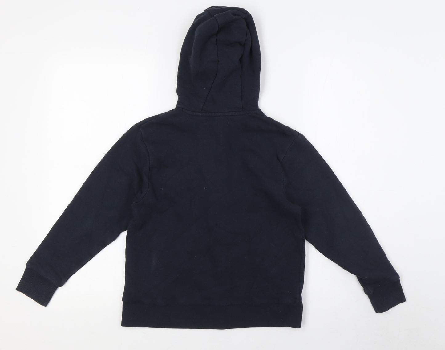 NEXT Boys Blue Cotton Full Zip Hoodie Size 9 Years Zip