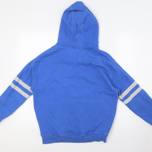 Marks and Spencer Boys Blue Cotton Pullover Hoodie Size 11-12 Years - harry potter