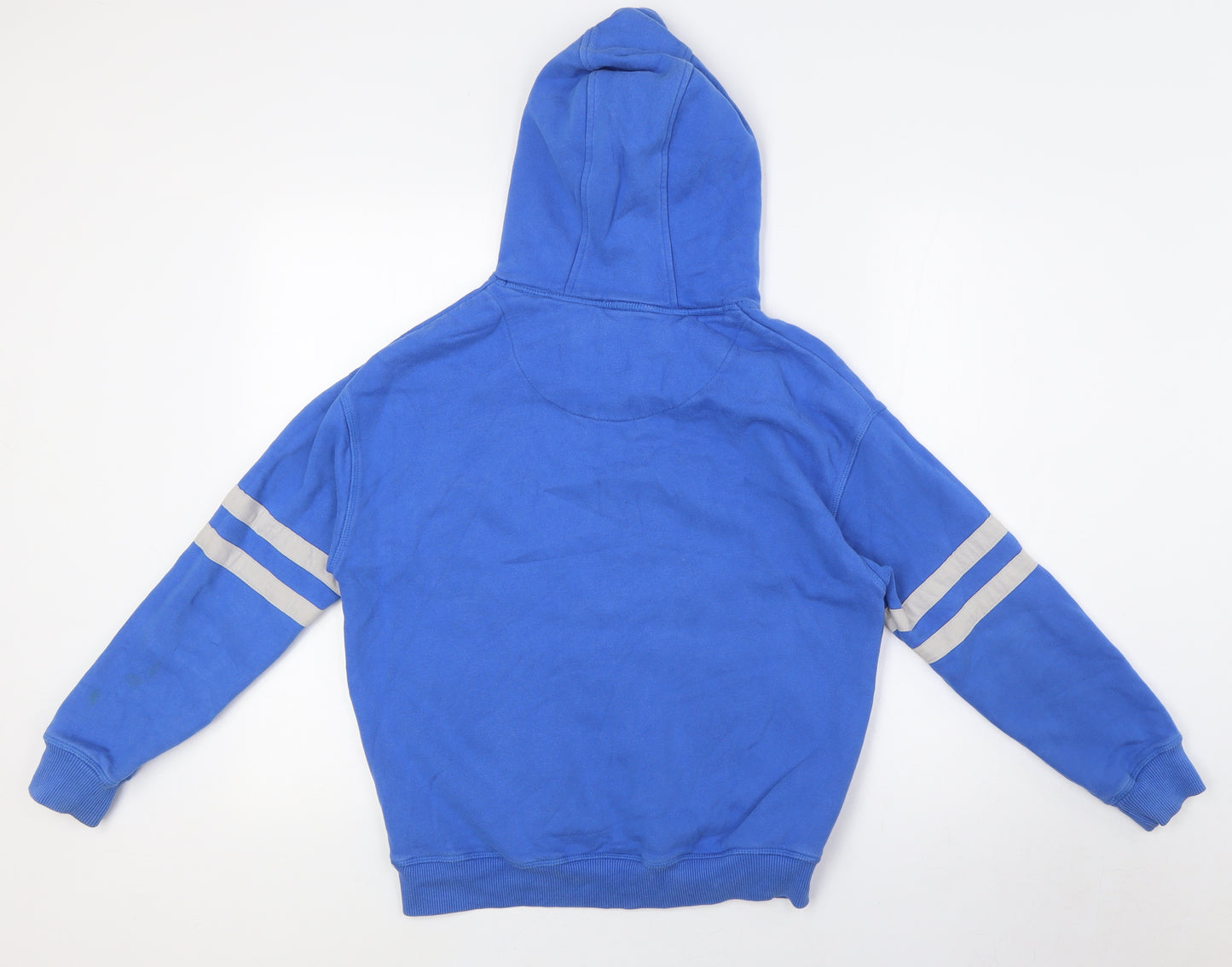 Marks and Spencer Boys Blue Cotton Pullover Hoodie Size 11-12 Years - harry potter