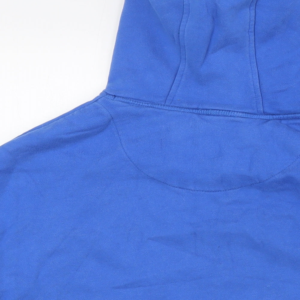 Marks and Spencer Boys Blue Cotton Pullover Hoodie Size 11-12 Years - harry potter