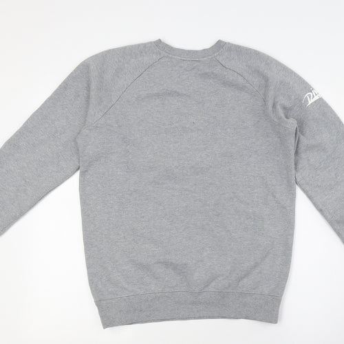 as Womens Grey Polyester Pullover Sweatshirt Size XS