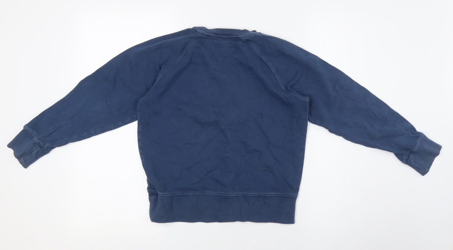 NEXT Boys Blue Cotton Pullover Sweatshirt Size 9 Years