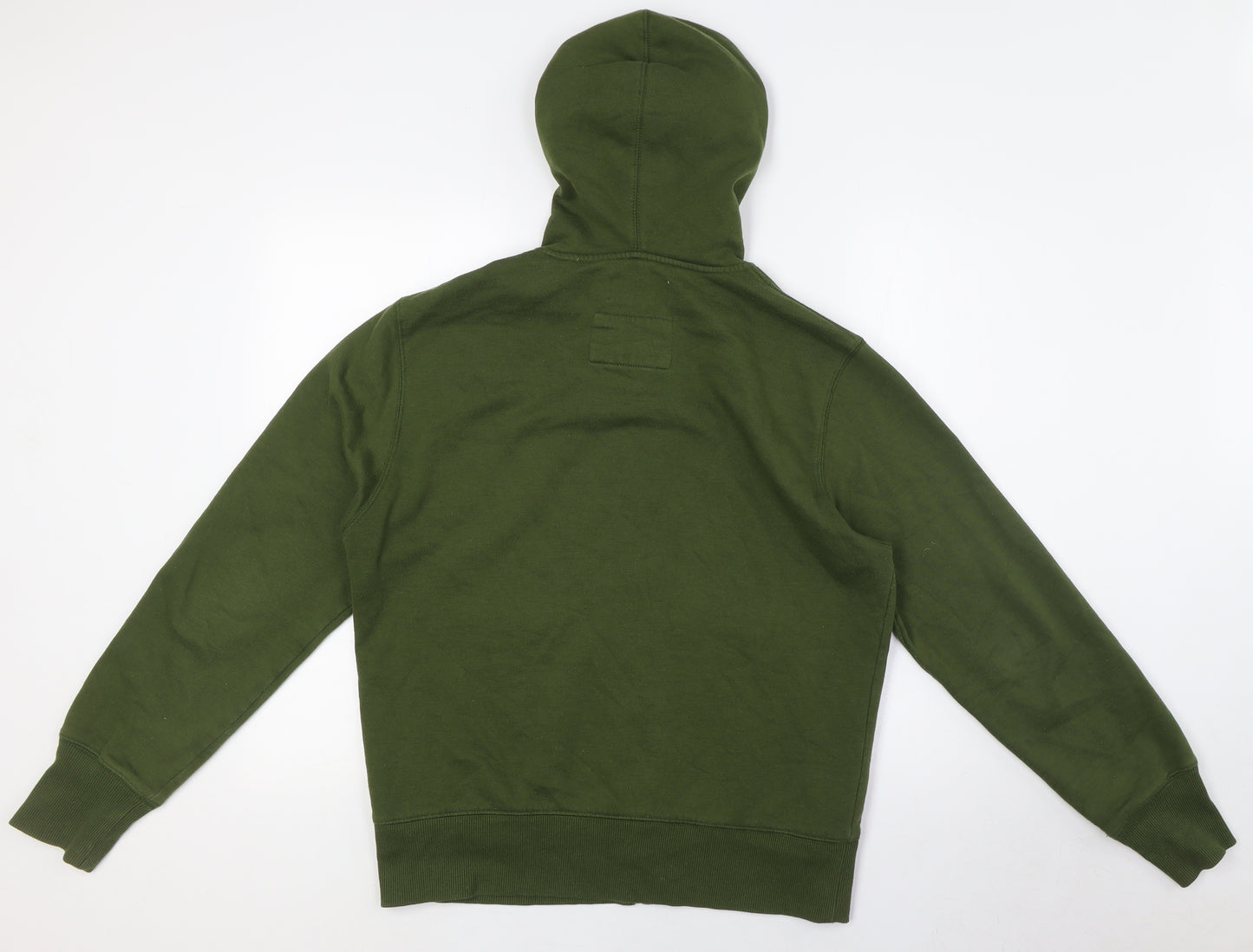 Original Penguin Mens Green Cotton Full Zip Hoodie Size M