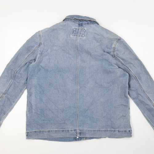 Marks and Spencer Womens Blue Jacket Size 12 Button