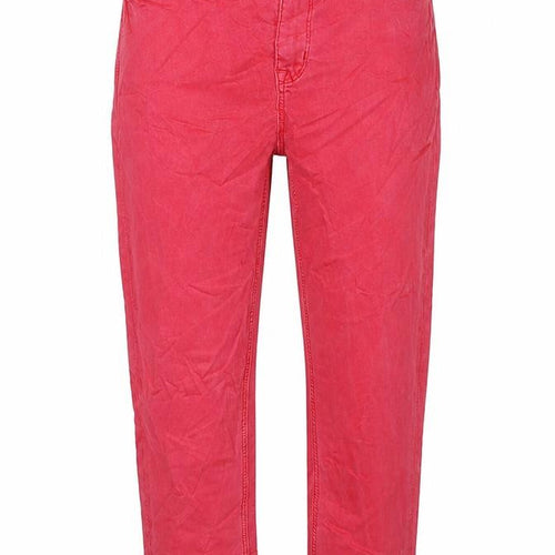 Marks and Spencer Womens Red Cotton Cropped Jeans Size 10 L23 in Regular