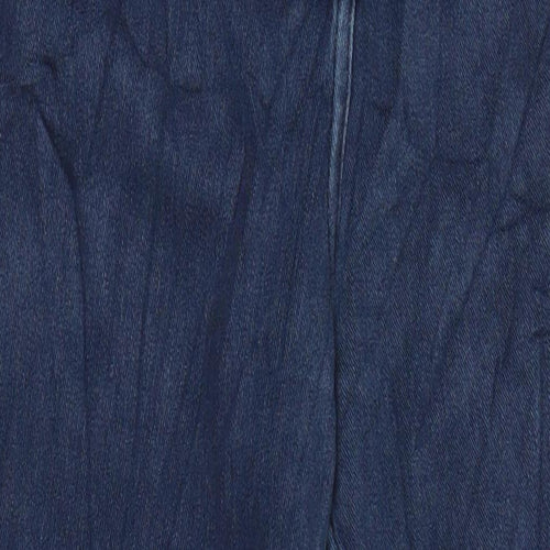 NEXT Womens Blue Cotton Jegging Jeans Size 14 L27 in Regular - Elasticated Waist