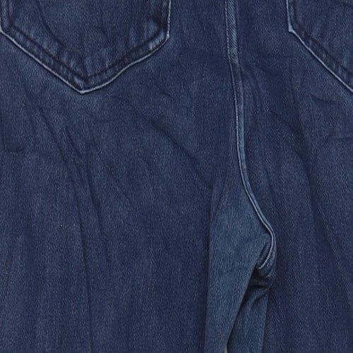 NEXT Womens Blue Cotton Jegging Jeans Size 14 L27 in Regular - Elasticated Waist