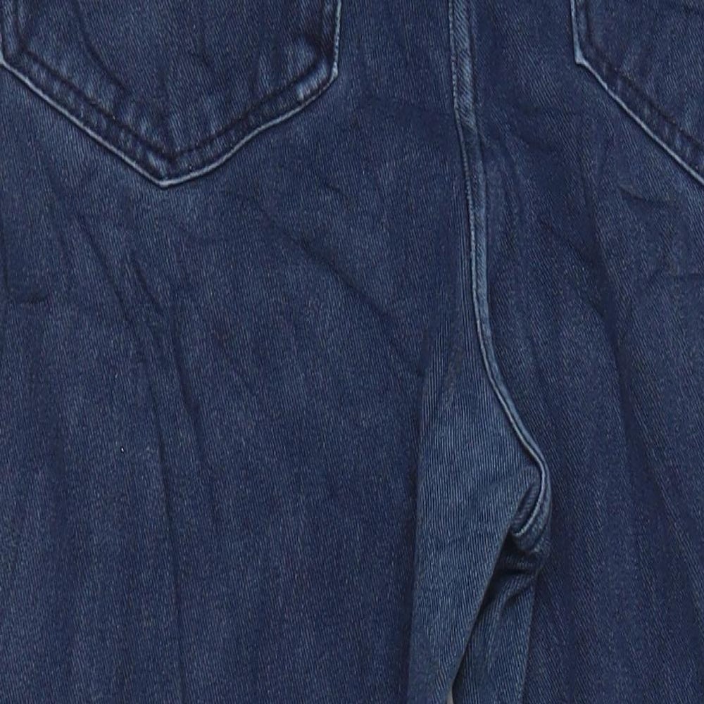 NEXT Womens Blue Cotton Jegging Jeans Size 14 L27 in Regular - Elasticated Waist