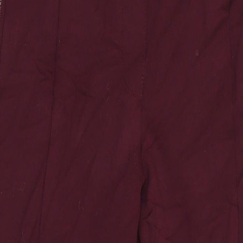 M&S Womens Red Polyester Jegging Jeans Size 12 L25 in Regular