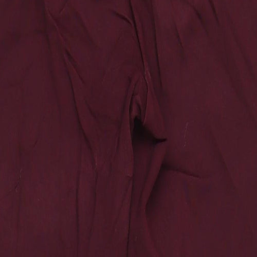 M&S Womens Red Polyester Jegging Jeans Size 12 L25 in Regular