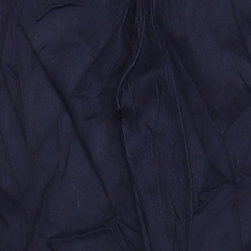 M&S Womens Blue Cotton Skinny Jeans Size 12 L29 in Regular