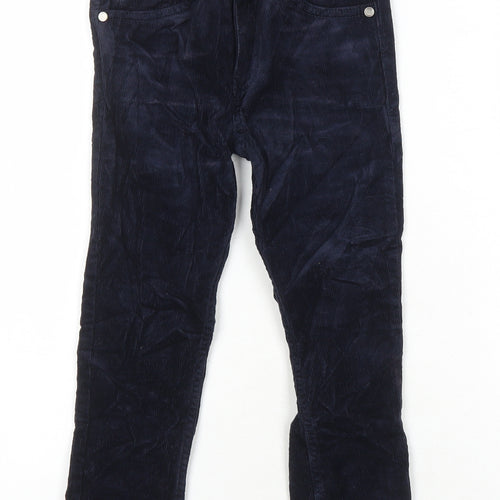 M&S Boys Blue 100% Cotton Skinny Jeans Size 5-6 Years Regular