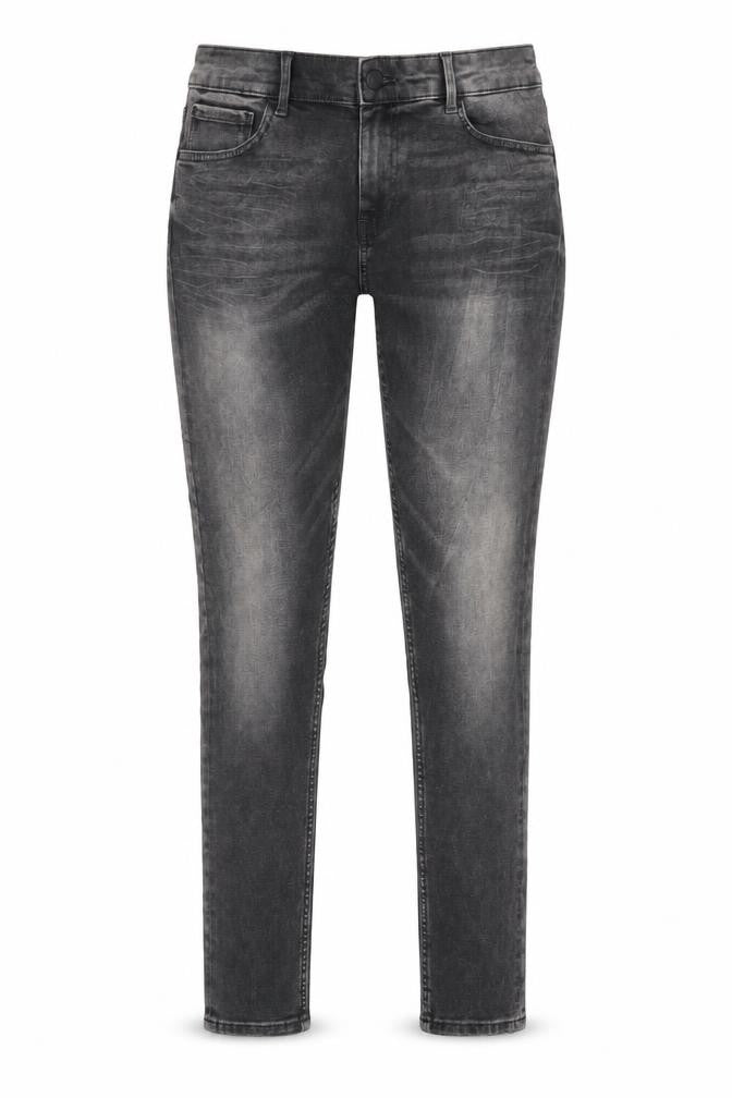 M&S Womens Grey Cotton Skinny Jeans Size 12 L27 in Regular