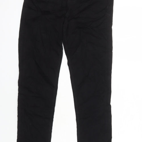 M&S Womens Black Cotton Skinny Jeans Size 6 L28 in Regular