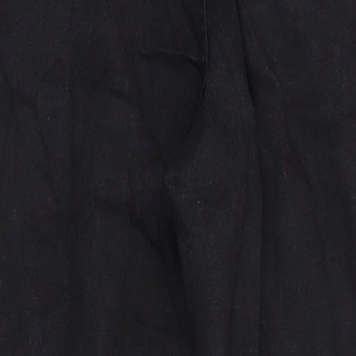 M&S Womens Black Cotton Skinny Jeans Size 12 L29 in Regular