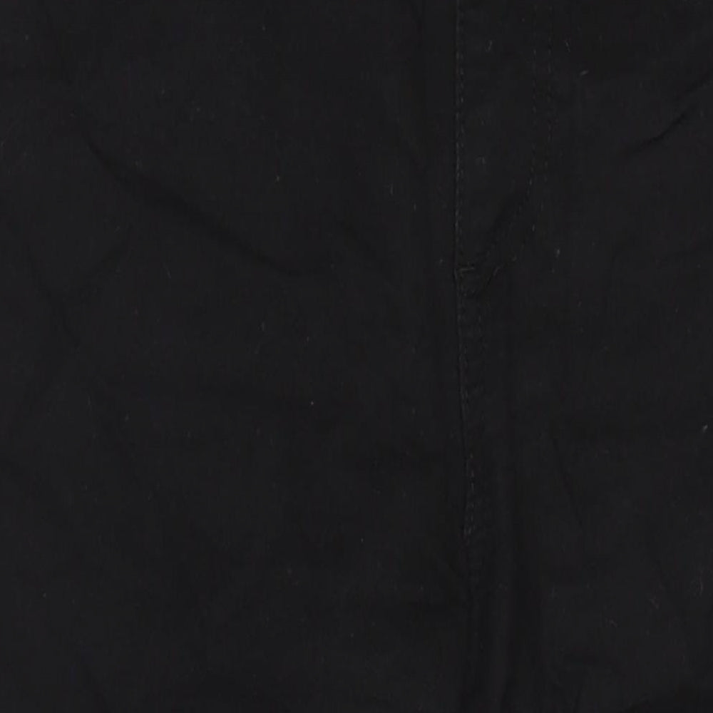 M&S Womens Black Cotton Jegging Jeans Size 16 L27 in Regular