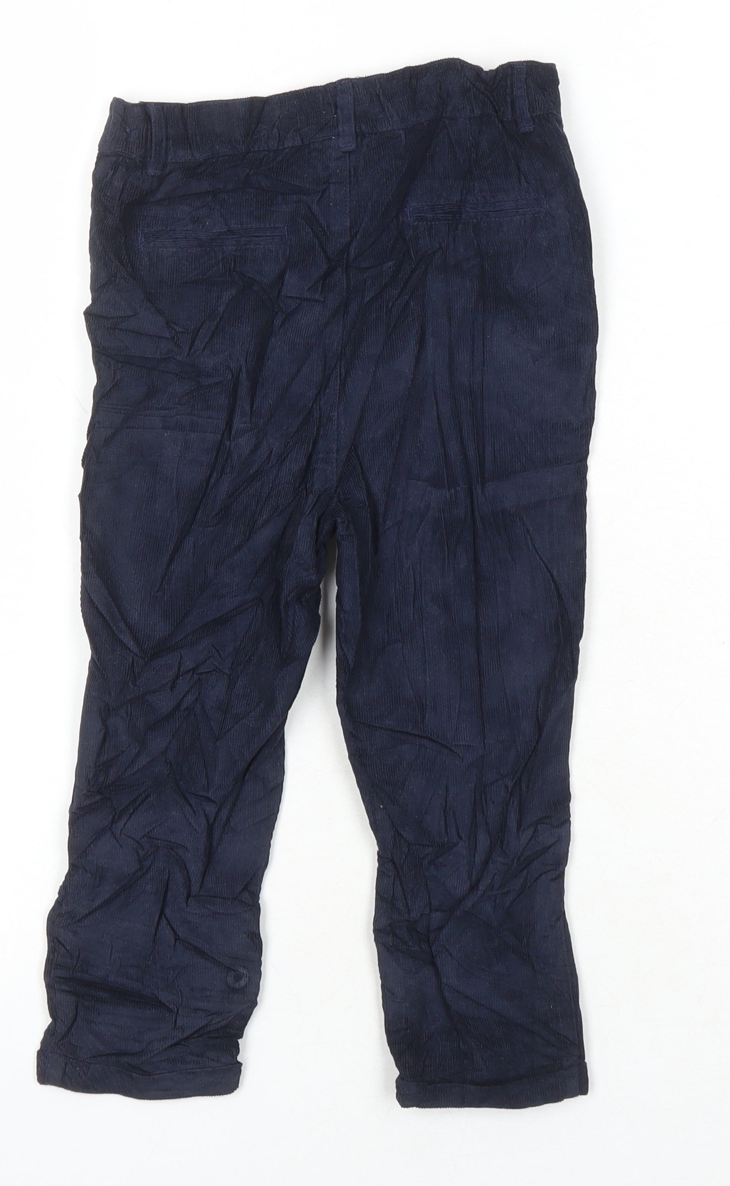 M&S Boys Blue 100% Cotton Skinny Jeans Size 2-3 Years Regular