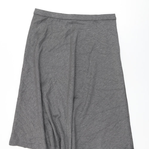 Marks and Spencer Womens Grey Polyester Swing Skirt Size 18